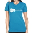 thumbnail image 1 of LA Pop Art Women's Premium Blend Word Art T-shirt - Don't Stop Believin', 1 of 2
