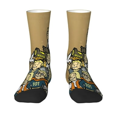 Fallout Socks Crew Socks Funny Novelty Long Socks Unisex Dress Socks For Men Women