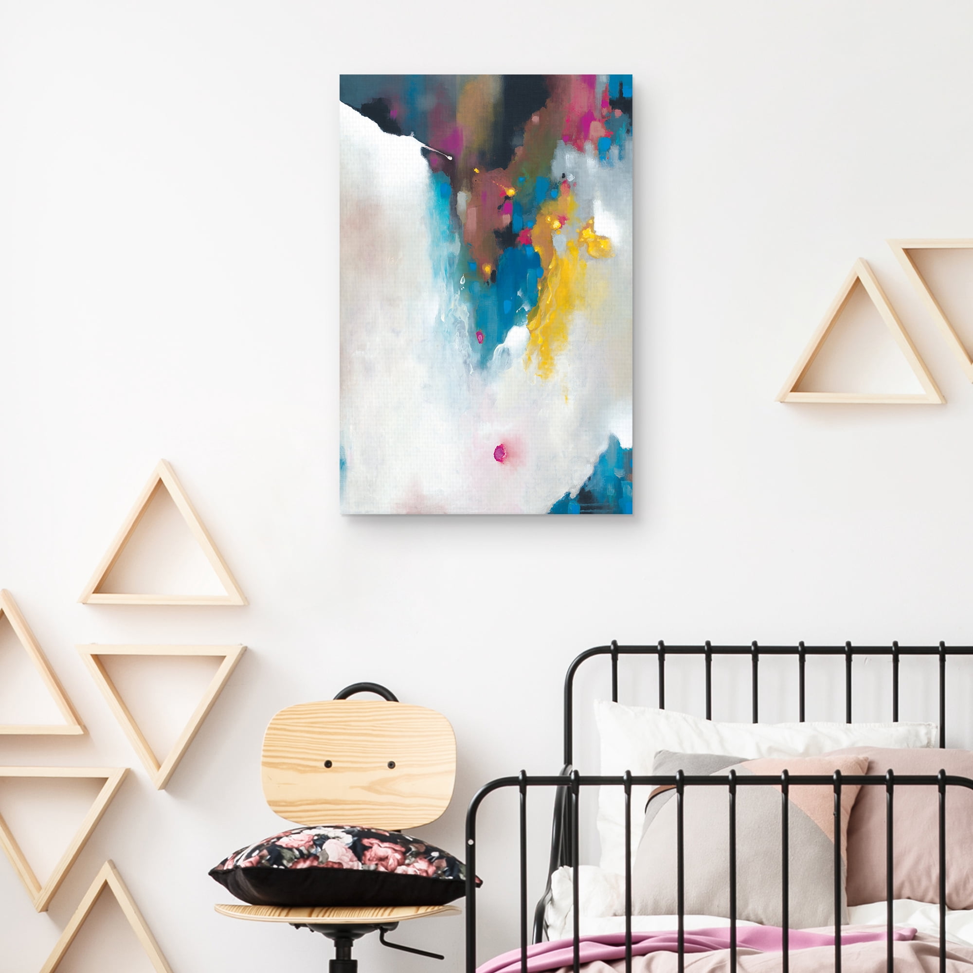 Colorful Abstract by Willowbrook Fine Art Canvas Art Print