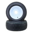 thumbnail image 2 of WANDA Golf Cart Tire Wheel Assembly 205/50-10 on White Steel Wheel 4 Lugs on 4" PCD, Set 2 -14011, 2 of 7