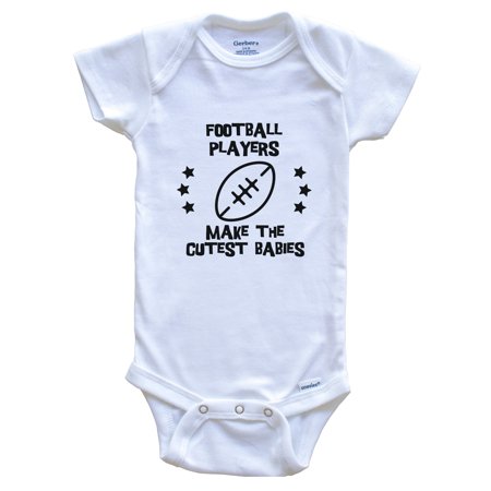 

Football Players Make The Cutest Babies Funny Football Baby Bodysuit