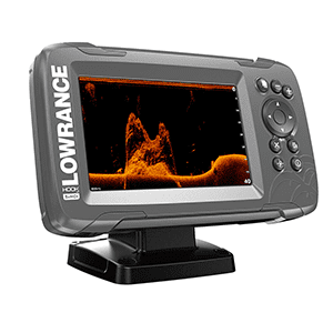 CLOSEOUT - Lowrance HOOK²-5x 5 GPS SplitShot Fishfinder w/Track Plotter Transom Mount SplitShot