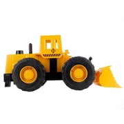 Mighty Wheels: 16 Mega Front Loader - Construction Toy Vehicle, Realistic Lever Operated Bucket, Dig & Scoop, Durable Indoor-Outdoor Play, Kids 3+