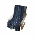thumbnail image 4 of Modern Soft Flannel Fleece Throw Blanket, Night View of Metropolis City with High Skyscrapers Downtown Business Center Image, Cozy Plush for Indoor and Outdoor Use, 70" x 90", Dark Blue, by Ambesonne, 4 of 6