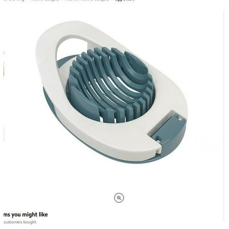 

Stainless Steel Wire Egg Cutter for Kitchen Eggs - Egg Cutter (Yellow)