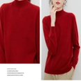 thumbnail image 2 of Women‘s Merino Wool Sweater Fall Winter Trendy Long Sleeve Mock Turtle Neck Soft Warm Pullover Tops, 2 of 5