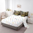 thumbnail image 5 of Manfei Rustic Cabin Bedding Comforter Set 7-Piece for Teens Adults,Jungle Flowers King Bedding Sets,Green Brown Ultra Soft Bed Sheets,Super Cozy Room Decor,Reversible, 5 of 8
