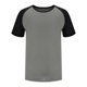 thumbnail image 5 of Camisetas Mens Moda Empalme Manga Corta Cuello Redondo Blusa Superior, Poliéster Ligero para el Uso Diario Y de Primavera Casual, 5 of 9