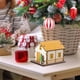 thumbnail image 1 of Maqueta de casa en miniatura iluminada, regalo de Navidad, casa de jardín coleccionable, modelo de cabaña navideña, artesanía de madera para oficina 93 cm x 71 cm x 68 cm, 1 of 8