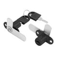 thumbnail image 1 of 16/19mm Double Door Lock 7-shaped File Cabinet Lock Mailbox Lock Zinc Alloy, 1 of 8