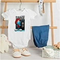 thumbnail image 3 of Urban Streetwear Smurf Kanji Savage Romper Boys or Girls Infant Baby Brisco Brands NB, 3 of 6
