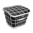 thumbnail image 3 of Panier de Vélo Cadeau Garçons Sac de Magasinage Chat Cyclisme Support de Cyclisme Panier de Rangement Blanc B, 3 of 10