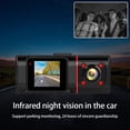 thumbnail image 3 of sweethay Cámara dual automática Dash Cam portátil desmontable encendedor reemplazo de energía 1080P 140 grados tarjeta de memoria grabadora Paneles de instrumentos para automóviles, 3 of 6