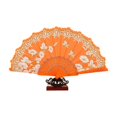 thumbnail image 2 of YAOMOBB Elegant Folding Fan Folding Vintage Style Floral Fan Elegant Performance Party Wedding Handheld, 2 of 7