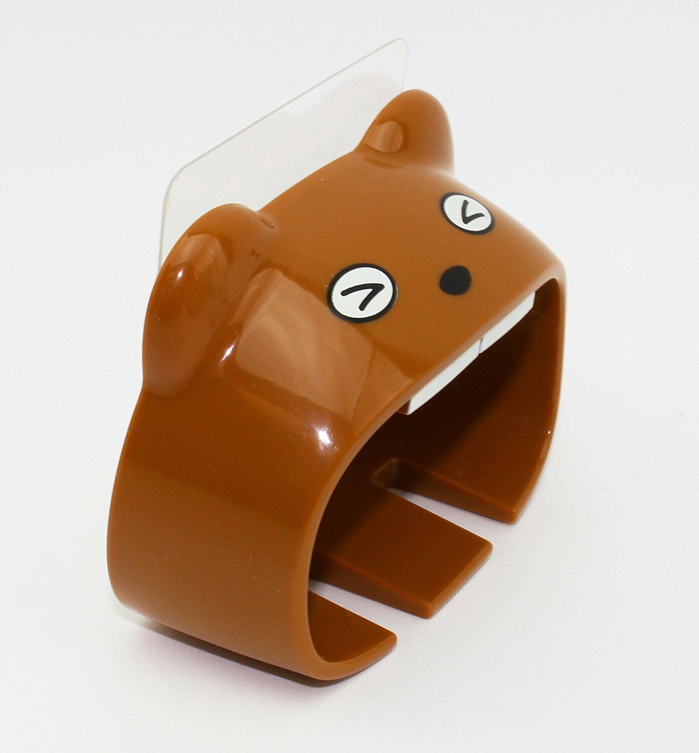 Super Cute Mouth Bear Style Toothbrush Holder Color Brown LS02090