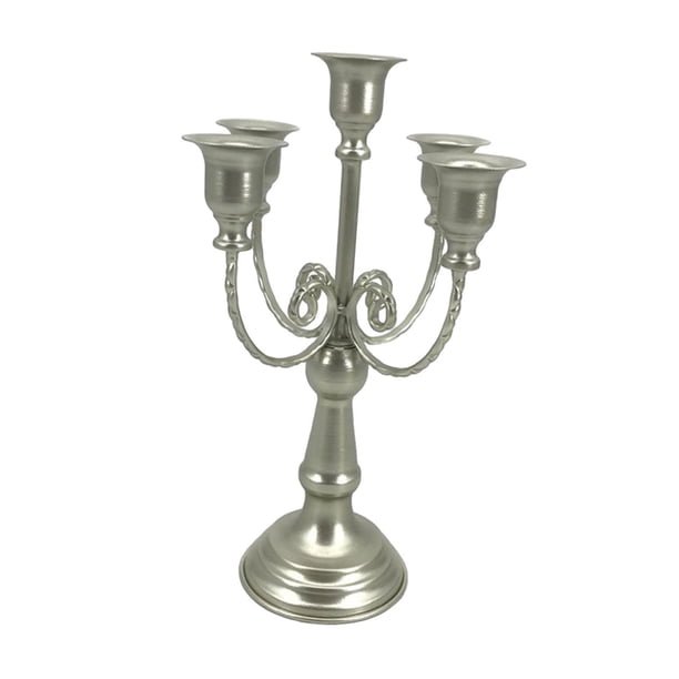 Candelabro decorativo perfecl 5 brazos soporte para velas base estable 175 cm x 255 cm