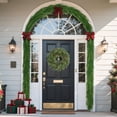 thumbnail image 3 of Guvpev 2Pcs Artificial Norfolk Pine Garlands, 15FT Real Touch Pine Garland Xmas Decor, Realistic Winter Greenery Garland for Mantel, Table, Stairs, Front Door, Indoor Outdoor Christmas Decorations, 3 of 9