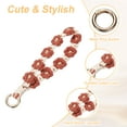 thumbnail image 3 of Uxcell 2 Pcs Correa para Muñeca de Teléfono con Pestañas de Sujeción, Pulsera de Lanyard para Teléfono Celular Hecha a Mano para Mujeres y Niñas, Rojo, 3 of 7
