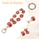 thumbnail image 3 of Uxcell 2 Pcs Correa para Muñeca de Teléfono con Pestañas de Sujeción, Pulsera de Lanyard para Teléfono Celular Hecha a Mano para Mujeres y Niñas, Rojo, 3 of 7