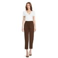 thumbnail image 3 of Nine.Eight Women’s Cropped Paper Bag Waist Pants, 3 of 5