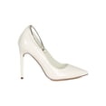 thumbnail image 2 of Women Patent Pointy Toe Pearl Ankle Strap Stiletto Heel Pump 18953, 2 of 8