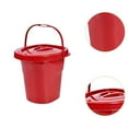 thumbnail image 6 of Bothyi Chamber Pot Convenient to Use Solid Pee Container for Indoor Home Old People Red, 6 of 8