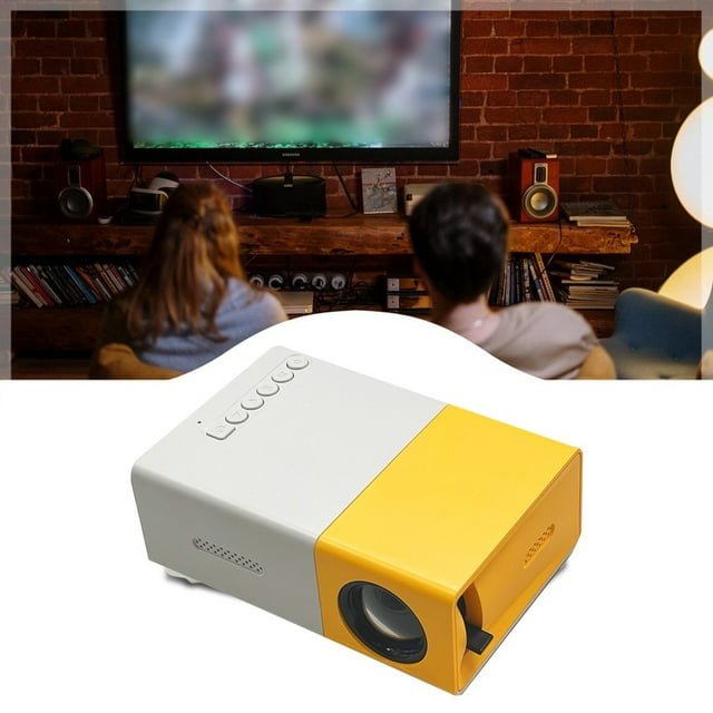 YG300 Portable Projector High Definition 1080P LED Projector Multi Interface Home Entertainment Projector