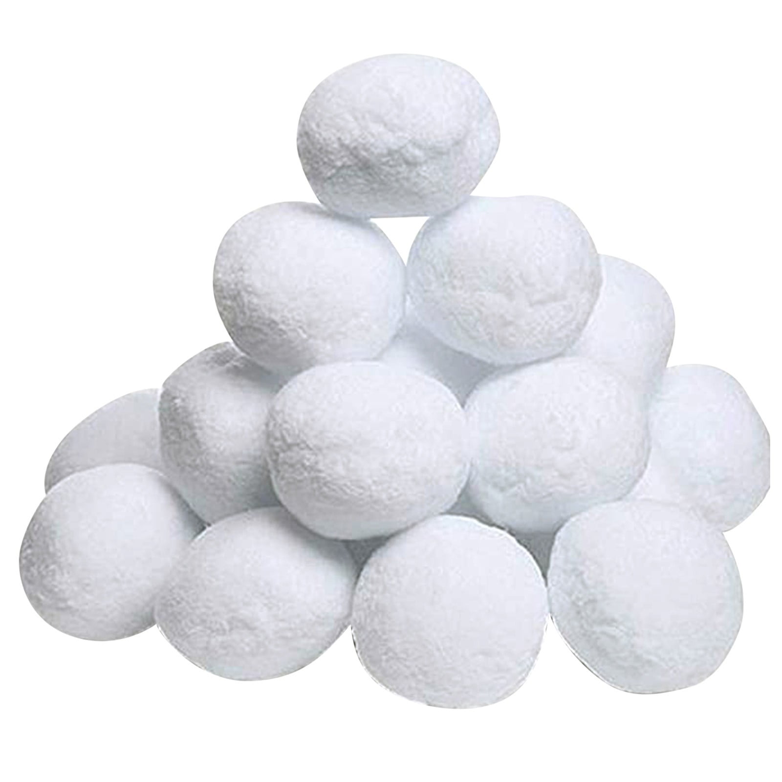 Lots Winter Fake Soft Plush Snowballs Indoor Toys Xmas Tree Decor Supplies 7cm 
