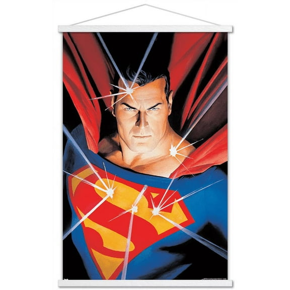DC Comics - Superman - Portrait Wall Poster with Magnetic Frame, 22.375" x 34"