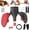 Black-Red 77 lbs, variant on RICAN Thigh Trainer Adjustable Resistance 22-77LBS, Hip Shaper Trainer Machine with Display Counter, Leg Exercise Equipment for Men & Women