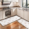 thumbnail image 3 of Kitchen Rugs Sets Of 2,White Boho Bohemia Rainbow Hearts Pattern Anti Fatigue Kitchen Mat Rugs Non Slip Washable,Decorative Kitchen Floor Mats for Kitchen,Sink,Laundry,17"x47"+17"x47", 3 of 5