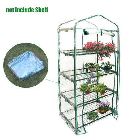- Pvc Garden Greenhouse Cover Home Plant Greenhouse Shed Mini Garden Warm Housing Cover (without Iron Frame)