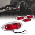 thumbnail image 1 of Kit de Luces Marcadoras para Remolque TRUE MODS 4pc LED Rojo de 2.5" con Bisel Cromado, 1 of 8