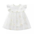 thumbnail image 3 of Baby Girl Charming Daisy Romper Dress - Cotton Comfort, 3 of 4