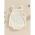 thumbnail image 4 of Hirigin Newborn Baby Boy Corduroy Overalls Sleeveless Dinosaur Embroidery Romper 0 3 6 9 12 Months Cute Summer Clothes, 4 of 7