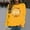 Yellow, variant on Jesus Shirt Women Fall for Jesus He Never Leaves Printed Sweatshirt Tee Tunic Tops Fall Sweatshirt