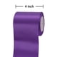 thumbnail image 2 of Cinta de satén ZOOYOO, color morado, 4 cm x 22 m, para lazos y envoltorios, 2 of 3