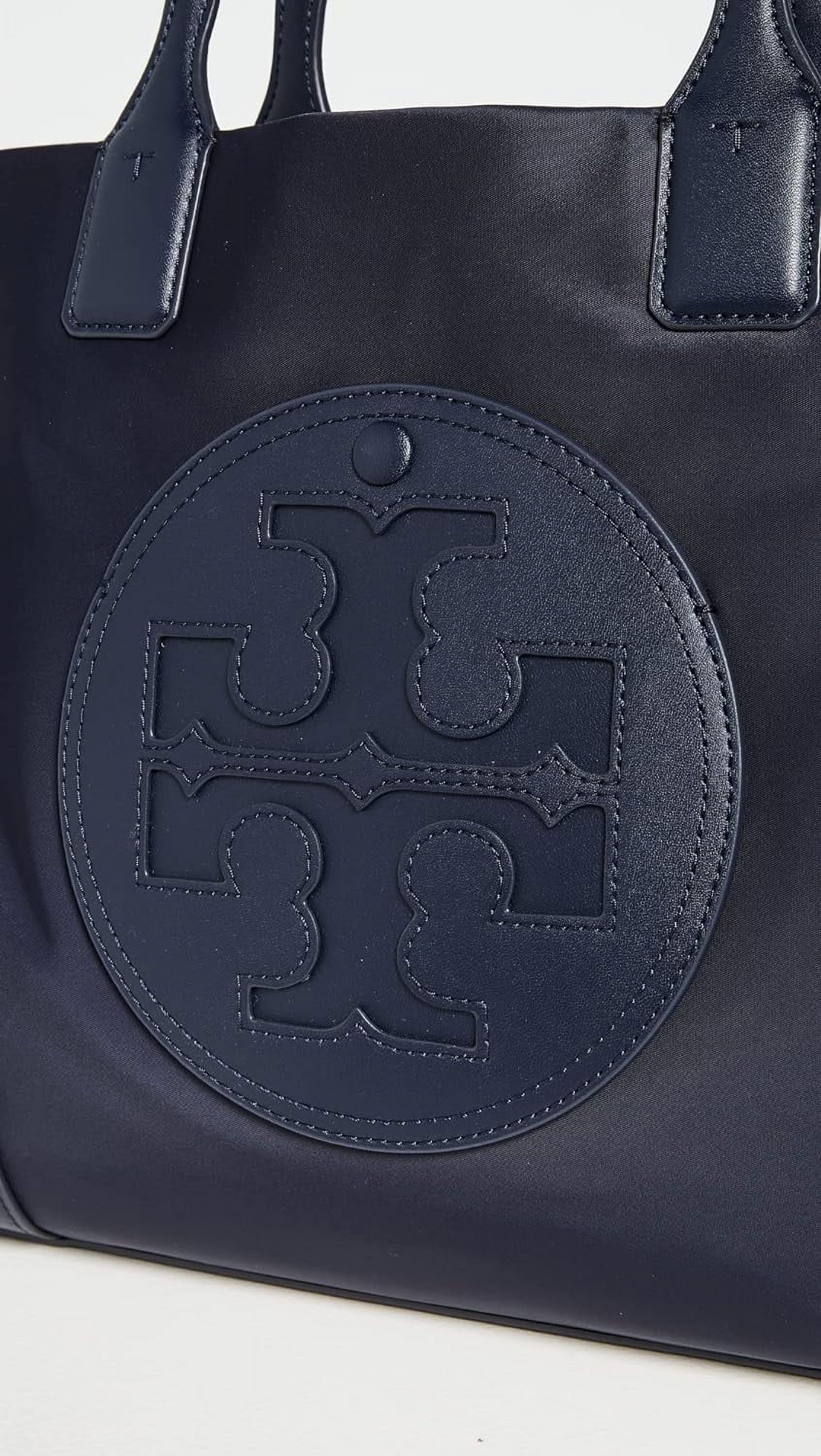 トートバッグ Tory Burch SS25 BORSA TOTE ELLA (88578 405) Tory Burch Women's Ella Mini Tote, Tory Navy, Blue,88578-405