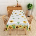 thumbnail image 6 of Nanqianyi Baby Shower Child Birthday Party Tablecloth 60" x 84", Sunflowers Elephant Pattern Kitchen Dinner Decoration, 6 of 10