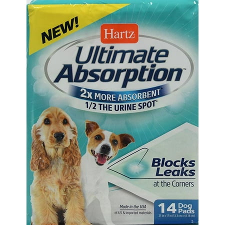 Hartz ultimate absorption. 21 in x 17 in, 14 count
