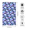 thumbnail image 2 of KLL flower Skull star Ultra Absorbent & Soft Hand Towels for Bath, Hand, Face, Gym and Spa-27.5x16in, 2 of 7