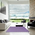 thumbnail image 6 of Ahgly Company Indoor Square Patterned Purple Iris Purple Area Rugs, 5' Square, 6 of 6