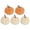 Orange&Beige, variant on 5 Pcs Velvet Fake Pumpkins Fall Decor,Faux Small Pumpkin,Small Decorative Fabric Rustic Pumpkins,Fall Artificial Velvet Pumpkins,Small Realistic Vegetable Ornament,Halloween Decorations,Orange&Yellow