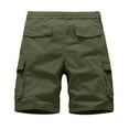 thumbnail image 3 of kamemir Men's Shorts Men's Twill Cargo Short(Green,XXL), 3 of 3