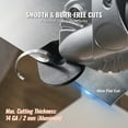 thumbnail image 2 of KFFKFF Metal Cutter Drill Attachment, Metal Shears Attachment with 360 Degree Pivoting Head, for Cutting Max. 21 GA Stainless Steel, 18 GA Galvanized Steel, and 14 GA Aluminum Metal Sheets, 2 of 9