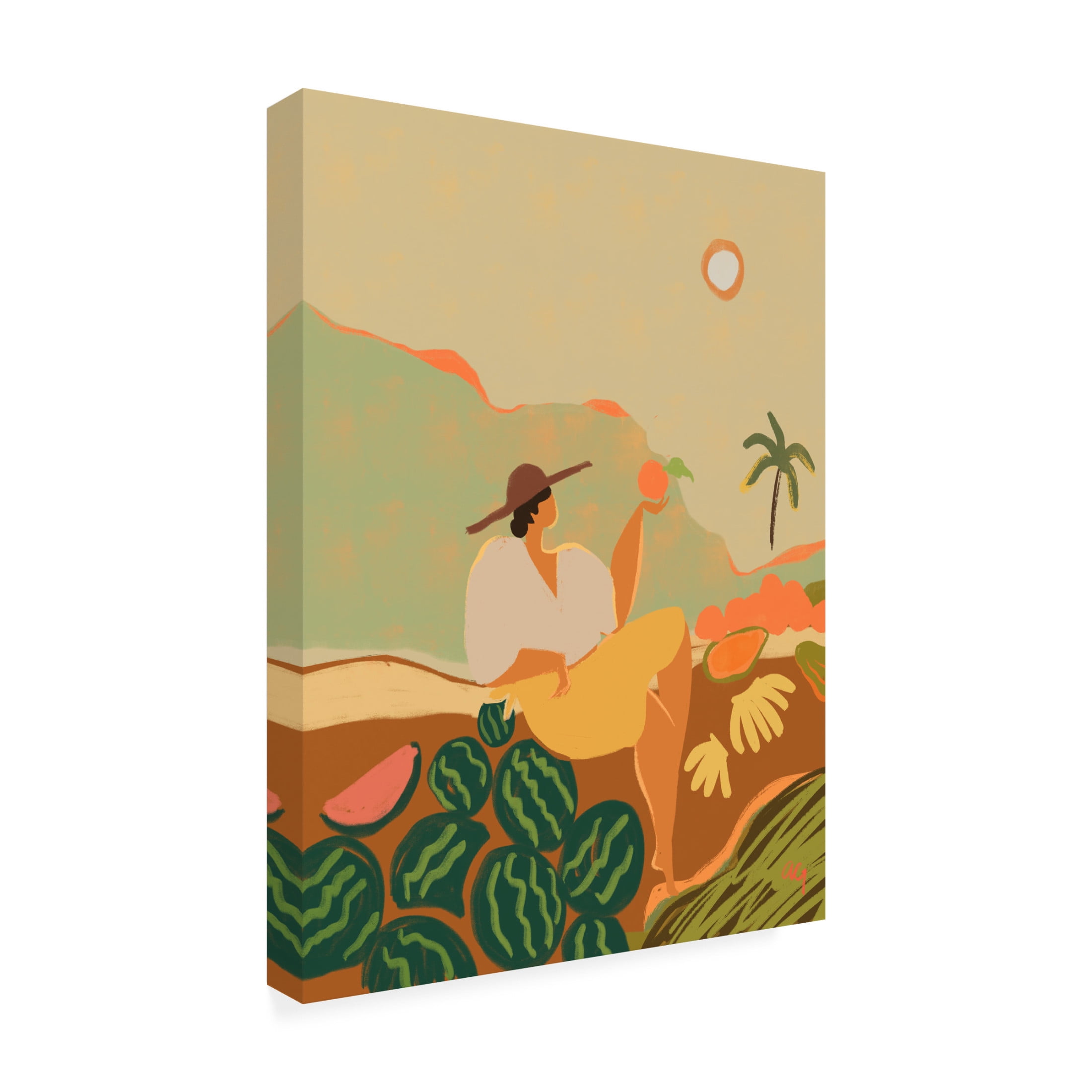 Trademark Fine Art Arty Guava  Farmer Guava Canvas Wall Art