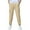 Beige, variant on CYRBOKO Boys Cotton Linen Pants, Back-to-school Casual Athletic Multi-Pocket Jogger Pants Beige Size 10-12 T
