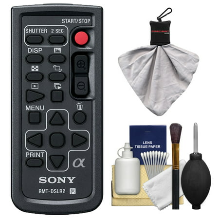 Sony RMT-DSLR2 Wireless Remote Shutter Controller with Cleaning Kit for Alpha A33, A55, A57, A65, A77, A99, NEX-5/5N/5R, NEX-6, NEX-7