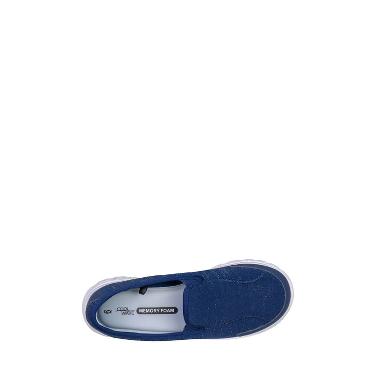 Athletic works women's medium and wide width knit slip on shoe outlet