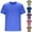 Royal Blue, variant on HAJWOH Mens T-Shirts Cotton Short Sleeve Casual Crew Neck Tops Moisture Wicking Soft Basic Shirts with Pocket